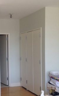 Goldhagen Before -master closet doors and entry