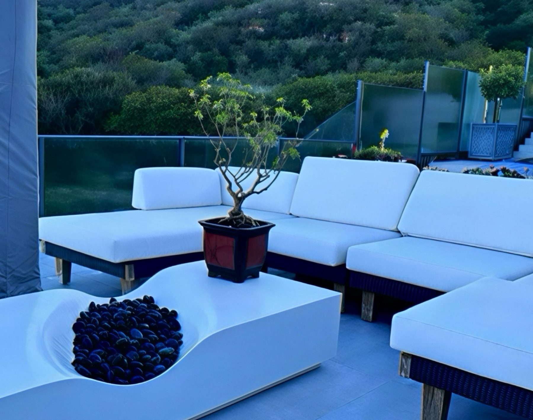 Design Shift interior design of Pool Waterfall 1
